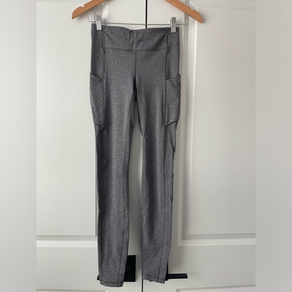 Lululemon Speed Up Tight *28" Sz 4 in Heathered Black - Picture 6 of 14